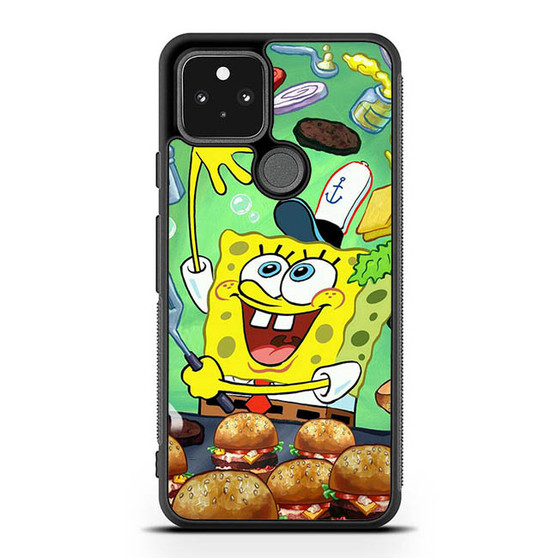 Spongebob Craby Patty Google Pixel 5 | Pixel 5a With 5G Case