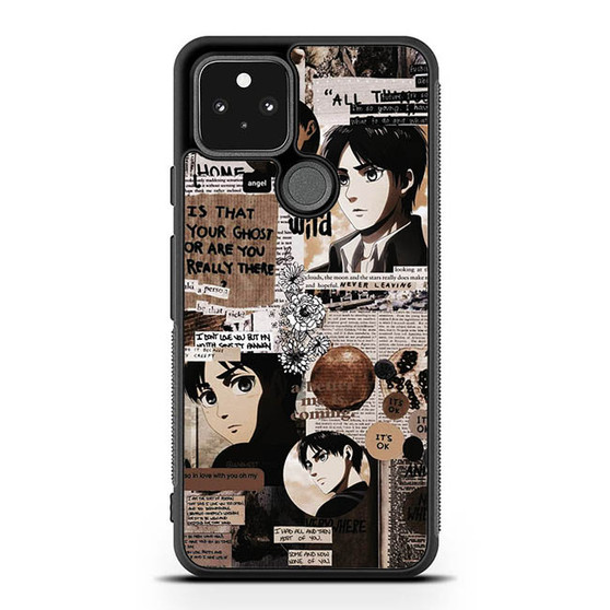 Attack on Titan Eren Quotes Google Pixel 5 | Pixel 5a With 5G Case