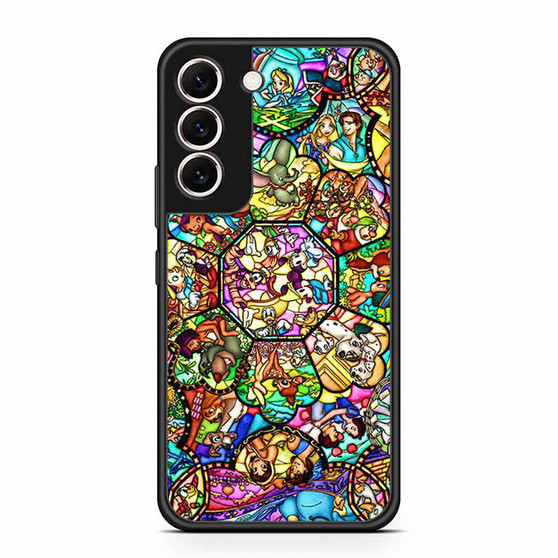 disney characters stained glass Samsung Galaxy S22 | S22+ Case
