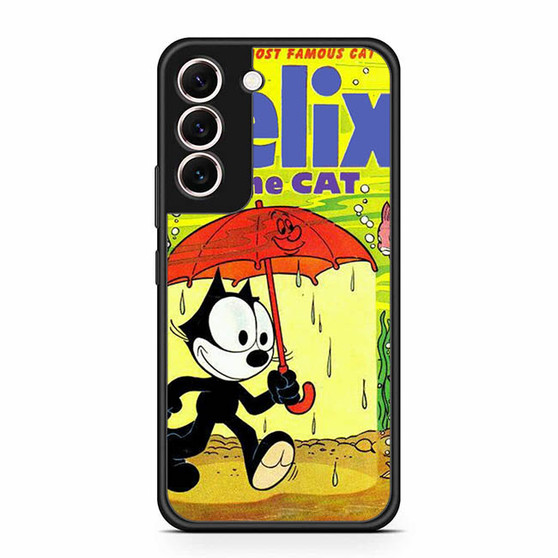 Felix the Cat in Umbrella Samsung Galaxy S22 | S22+ Case