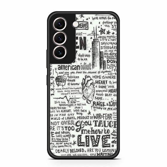 Green Day Lyrics Samsung Galaxy S22 | S22+ Case