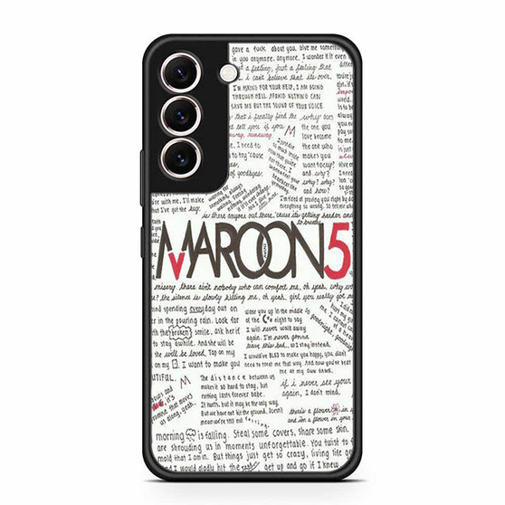 Marron 5 Lyrics Samsung Galaxy S22 | S22+ Case