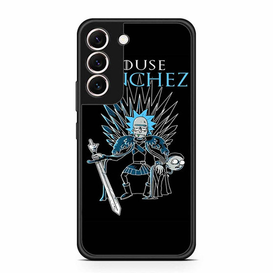 Rick And Morty In Iron Throne Samsung Galaxy S22 | S22+ Case