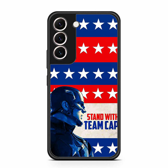 Stand With Captain America Samsung Galaxy S22 | S22+ Case Stand With Captain America Samsung Galaxy S22 | S22+ Case