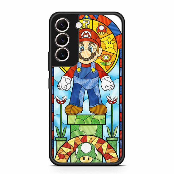 Super Mario Glass Art Samsung Galaxy S22 | S22+ Case