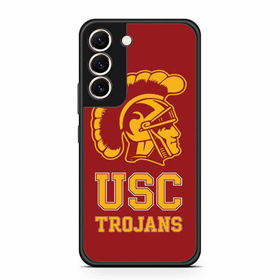 Usc Trojans logo on red Samsung Galaxy S22 | S22+ Case