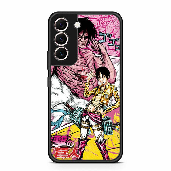 Attack on Titan Eren Yeager Jojo Style Samsung Galaxy S22 | S22+ Case
