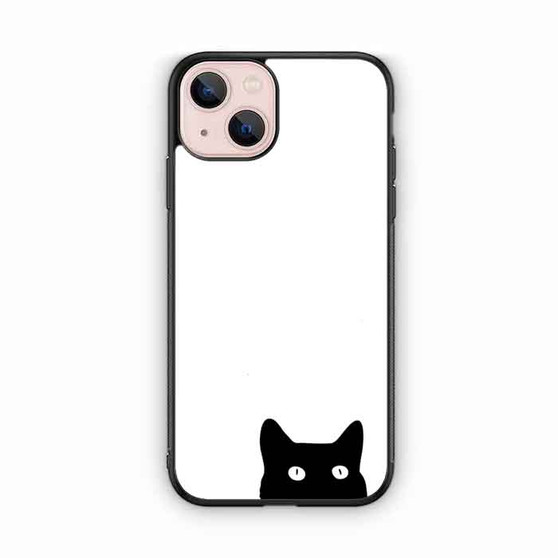 Watching black cat iPhone 13 Mini Case