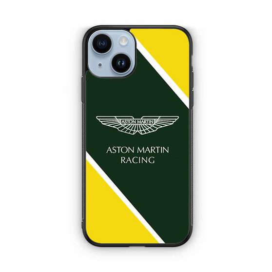 Aston Martin Yellow Dark Green iPhone 14 Case