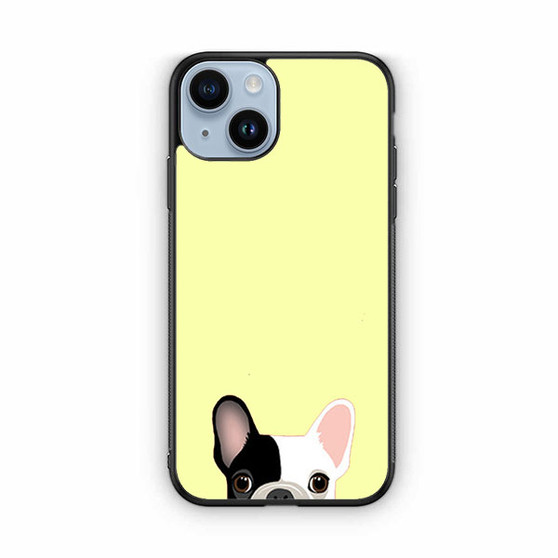 Cute French Bulldog Yellow iPhone 14 Case