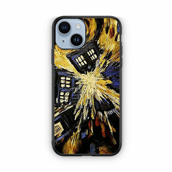 Doctor Who and Tardis Art iPhone 14 Case Doctor Who and Tardis Art iPhone 14 Case