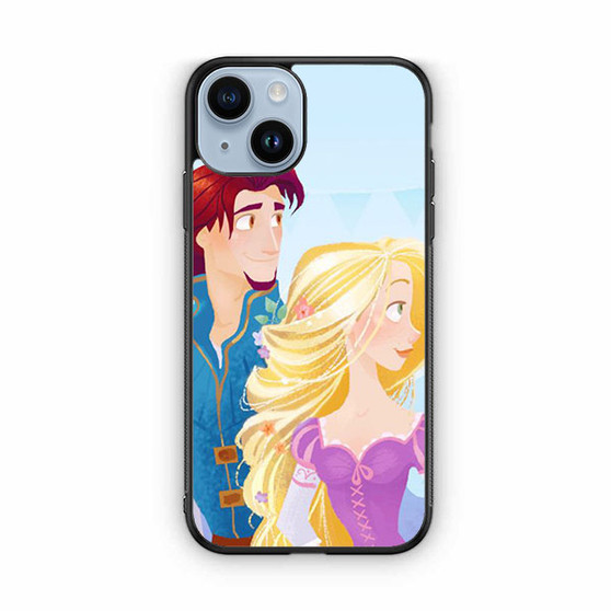 Rapunzel and her lover disney tangled iPhone 14 Case