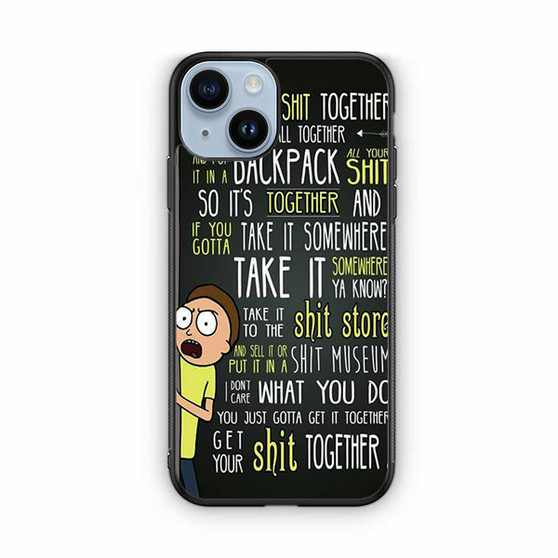Rick And Morty Quotes iPhone 14 Case