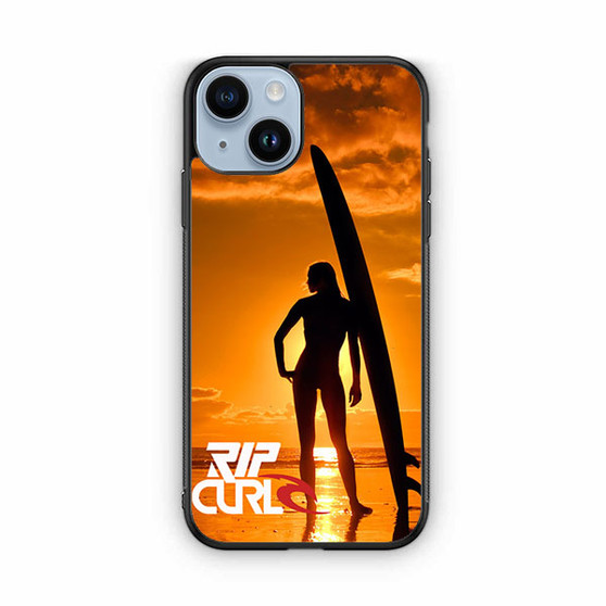 Rip Curl Sunset Surfing Girl iPhone 14 Case