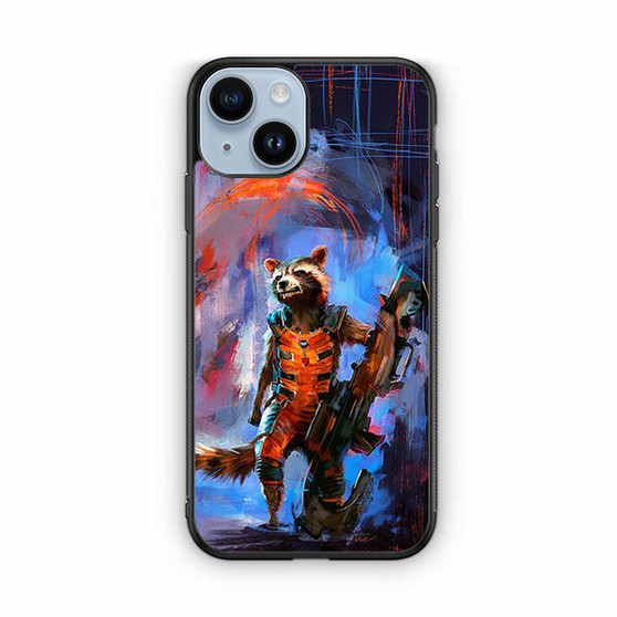 rocket racoon guardians of the galaxy iPhone 14 Case