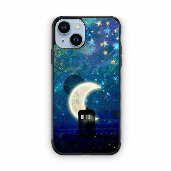 Tardis doctor who in Night iPhone 14 Case