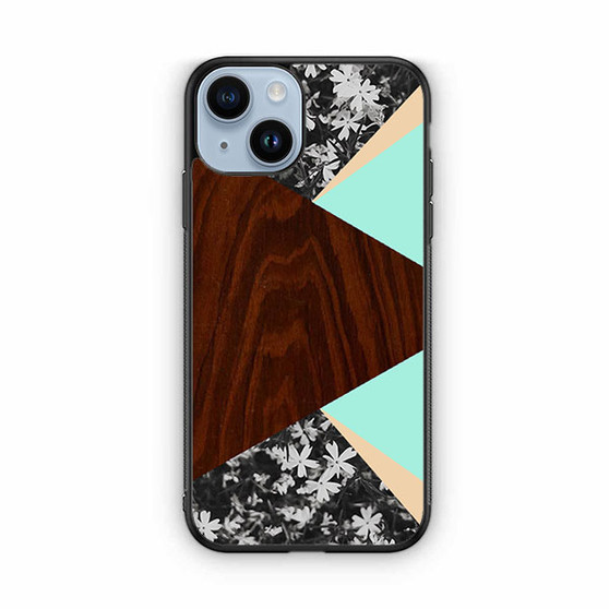 Wood Floral 2 iPhone 14 Case