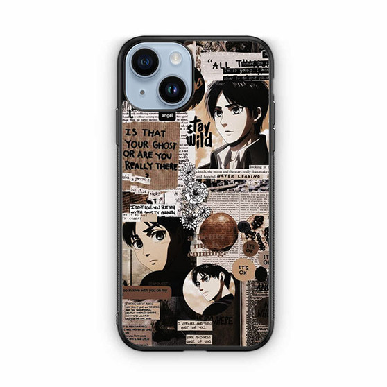 Attack on Titan Eren Quotes iPhone 14 Case