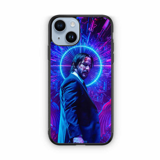 John Wick in Neon iPhone 14 Case