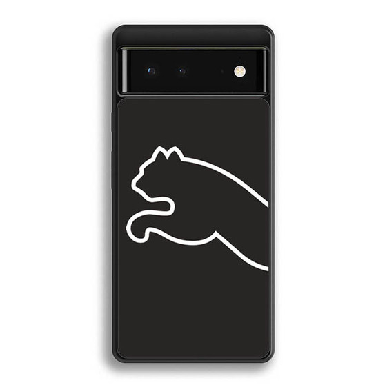 black puma half logo Google Pixel 6 | Google Pixel 6a | Google Pixel 6 Pro Case