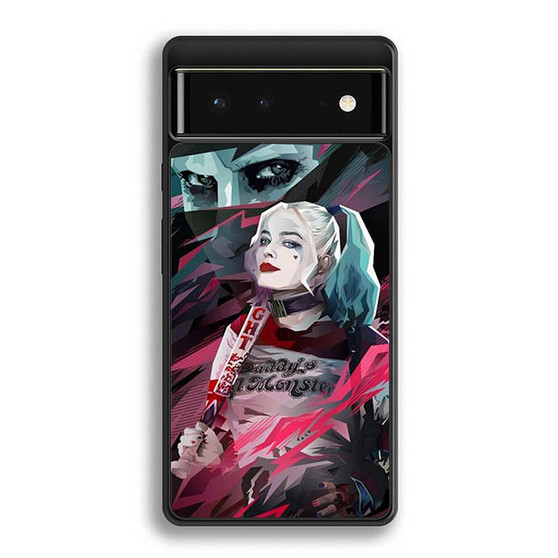 Harley Quenn and Joker in Abstruct Art Google Pixel 6 | Google Pixel 6a | Google Pixel 6 Pro Case