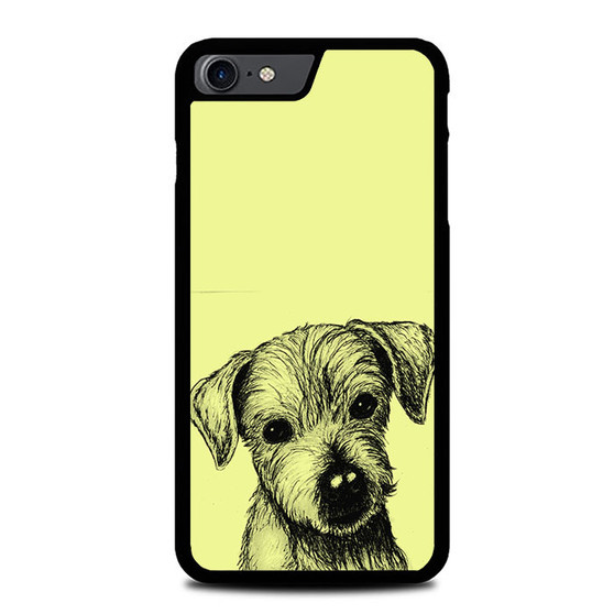 cute puppy sketch iPhone SE 2022 Case