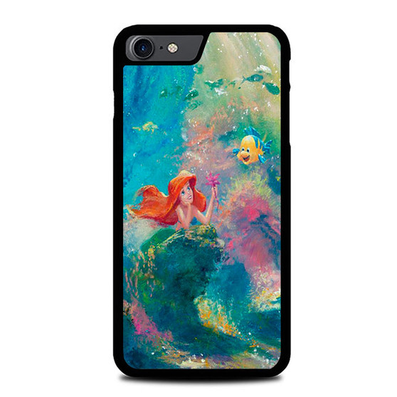 the little mermaid painting iPhone SE 2022 Case