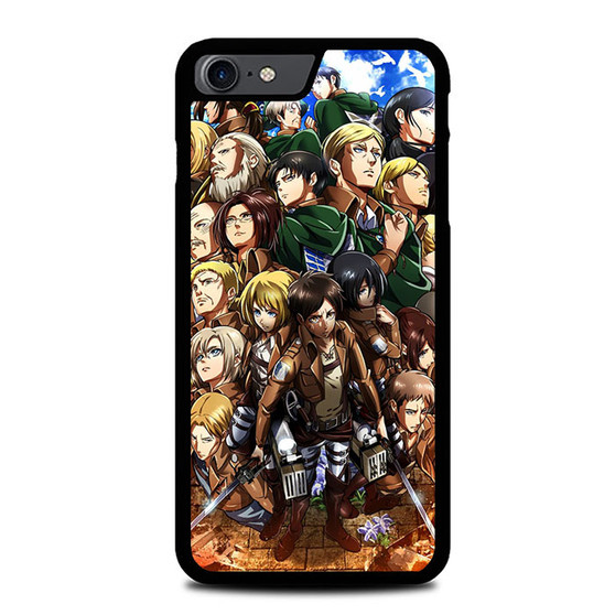 Attack on Titan All Characters iPhone SE 2022 Case