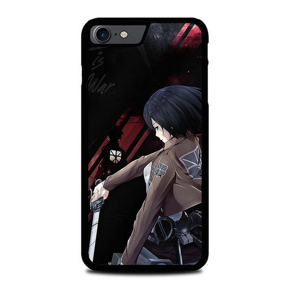 Attack On Titan Mikasa Quotes 2 iPhone SE 2022 Case Attack On Titan Mikasa Quotes 2 iPhone SE 2022 Case