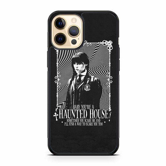 Wednesday The Addams Familly Quotes iPhone 12 Pro | iPhone 12 Pro Max Case
