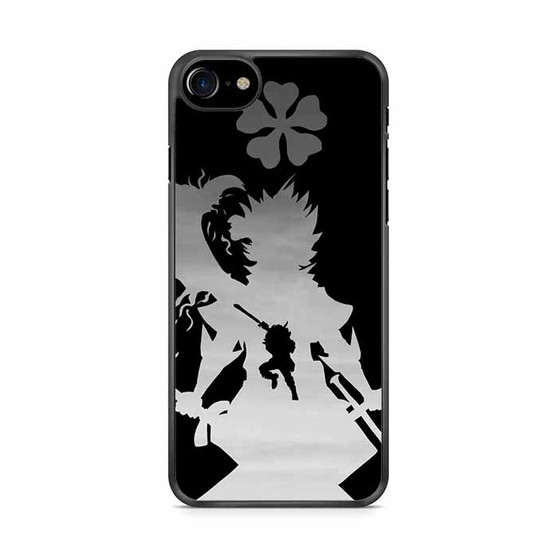 Black Clover Asta Siluet iPhone SE 2020 Case