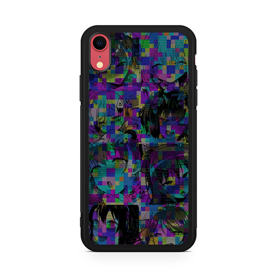 Anime ahegao Colors iPhone XR Case