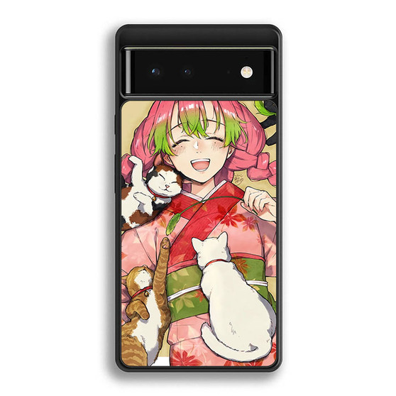 Demon Slayer Mitsuri Kanroji Neko Google Pixel 6 | Google Pixel 6a | Google Pixel 6 Pro Case