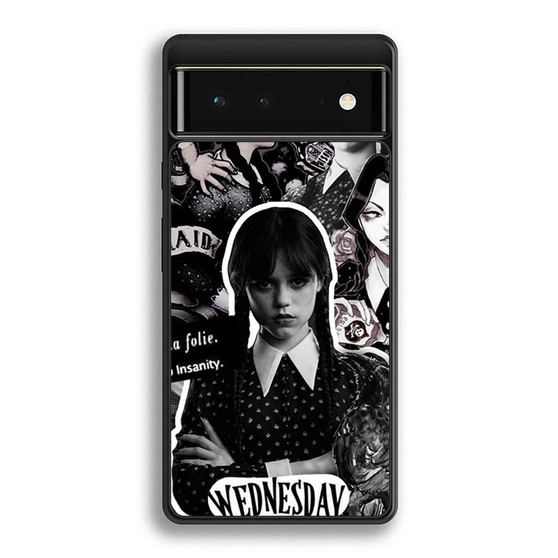 Wednesday The Addams Familly Collage Google Pixel 6 | Google Pixel 6a | Google Pixel 6 Pro Case