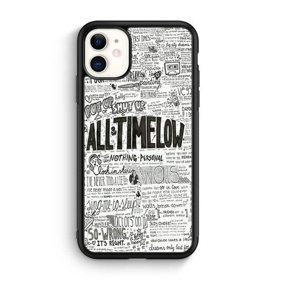 All Time Low Lyrics 1 iPhone 11 Case
