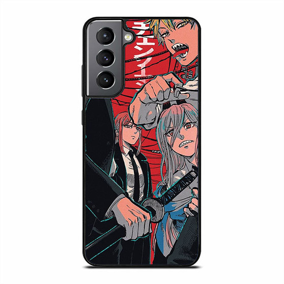 Aku Denji Power and Makima Samsung Galaxy S21 5G Case