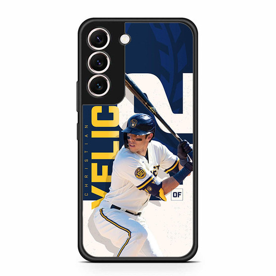 Milwaukee Brewers Yelich Samsung Galaxy S22 Case Milwaukee Brewers Yelich Samsung Galaxy S22 Case