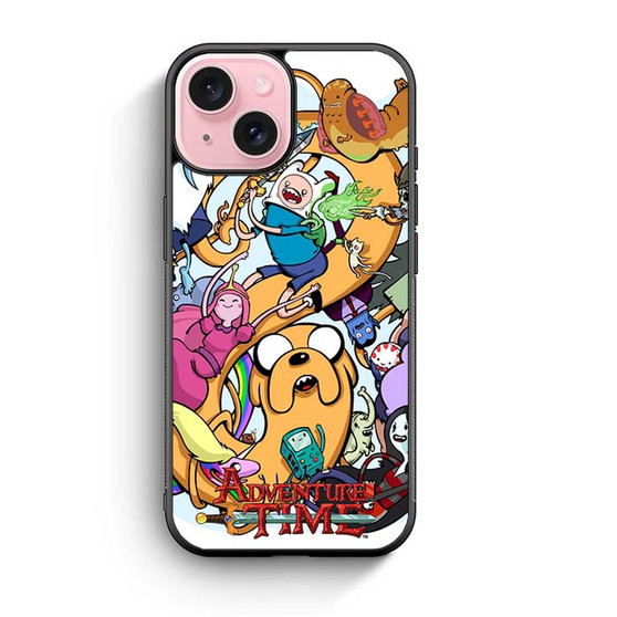 Adventure Time Characters iPhone 15 Case