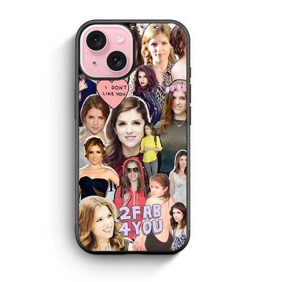 Anna Kendrick Collage iPhone 15 Case