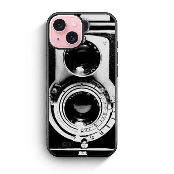 black film noir iPhone 15 Case