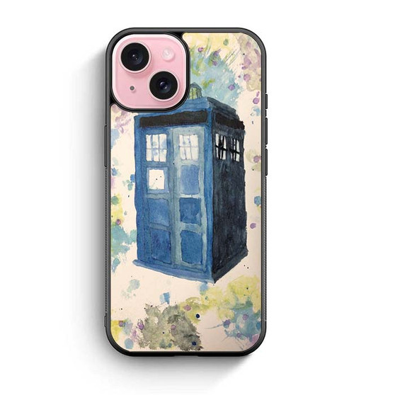 doctor who paint iPhone 15 Case