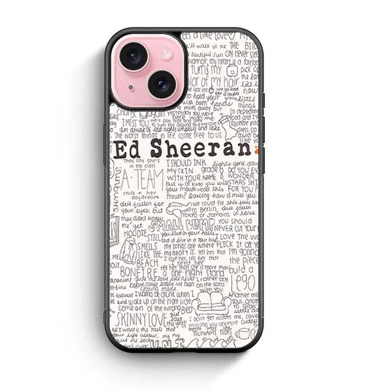 Ed Sheeran 1 iPhone 15 Case