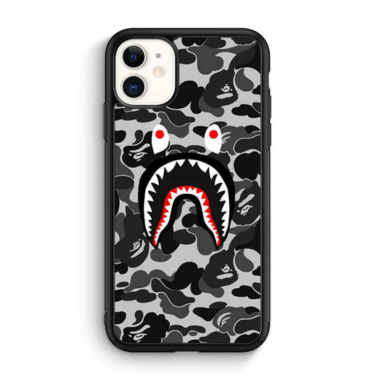 Bape Shark Black Camo iPhone 11 Case