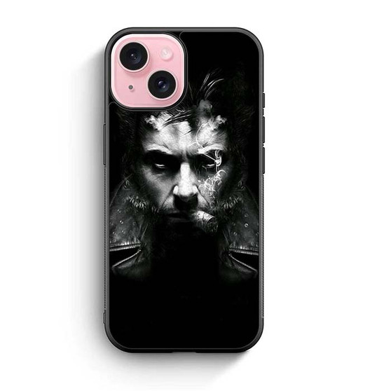 Hugh Jackman as Logan as Wolverine iPhone 15 Case