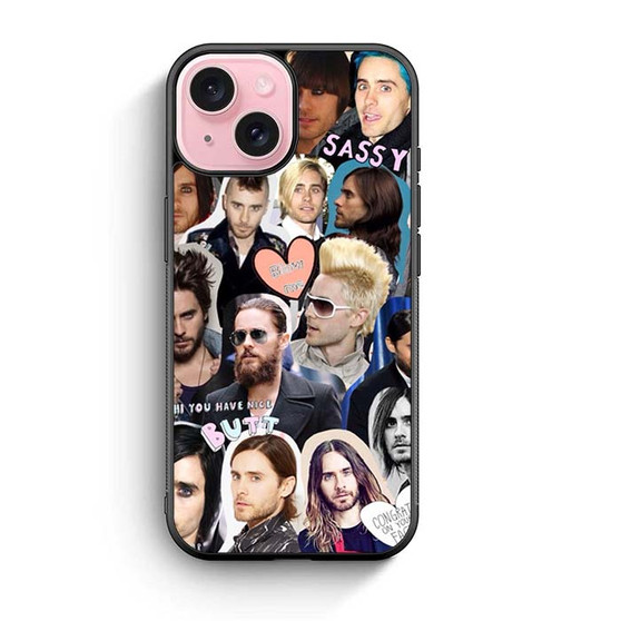 Jared Leto Collage iPhone 15 Case