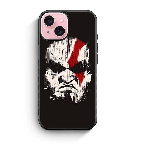 Kratos Face art iPhone 15 Case