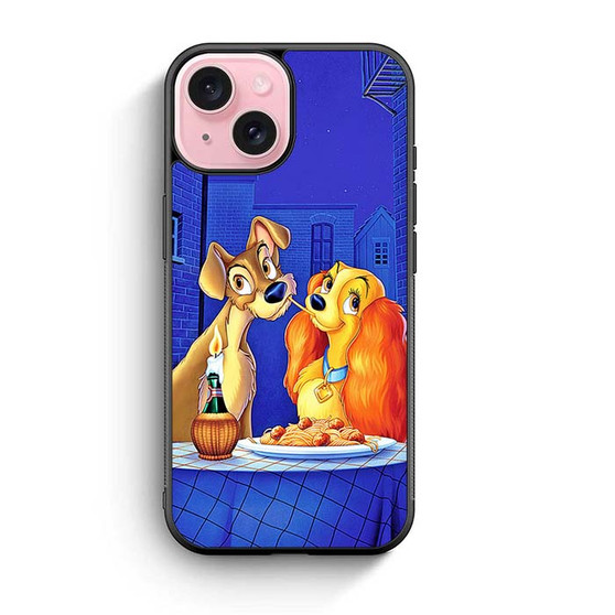 Lady And The Tramp Dinner iPhone 15 Case