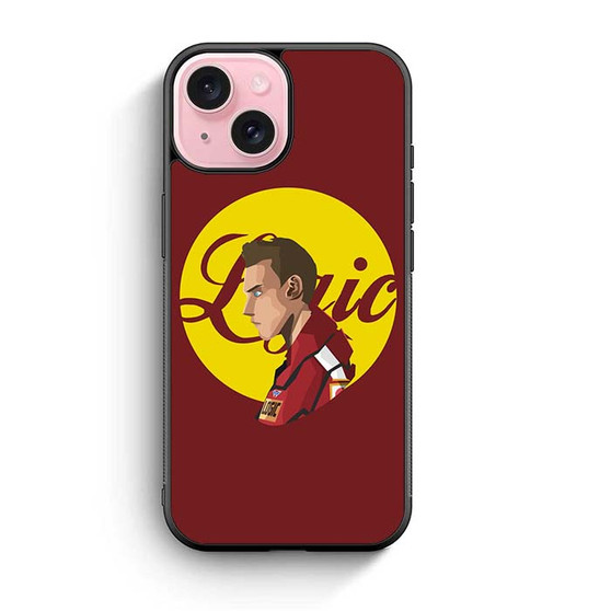 Logic Rapper Pin Art iPhone 15 Case