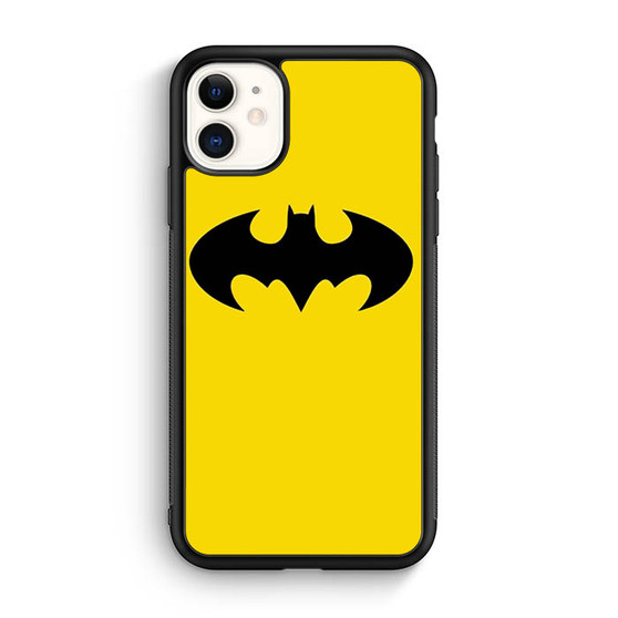 Batman Logo in Yellow iPhone 11 Case