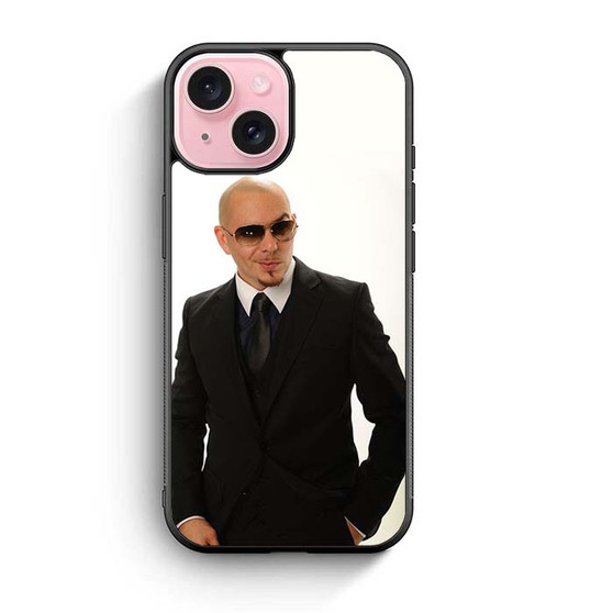 Pitbull in Black iPhone 15 Case